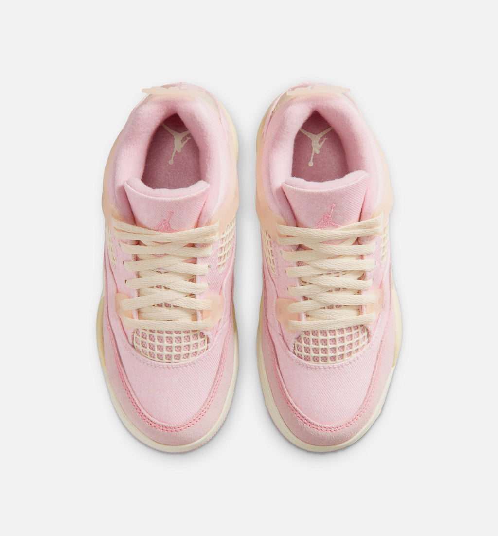 Air Jordan 4 Retro 'Pink Pearl and Iced Carmine' Preschool Lifestyle Shoes | Pearl Pink / Iced Carmine / Coconut Milk