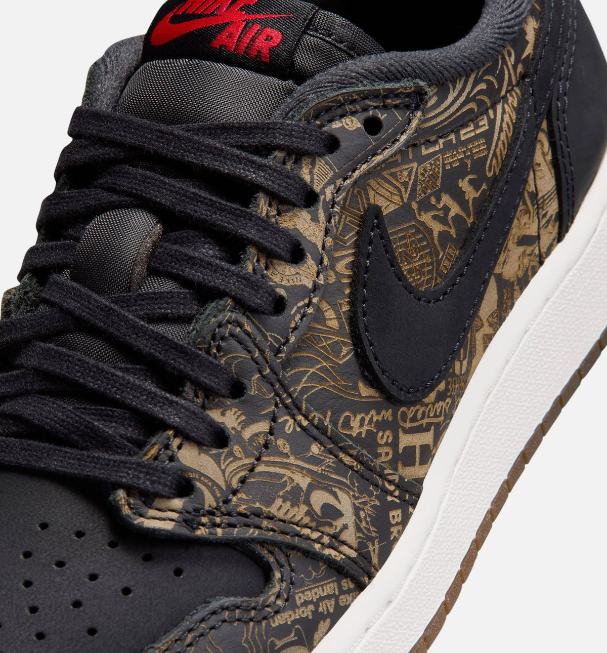 Air Jordan 1 Retro Low OG Grade School Lifestyle Shoes | Laser