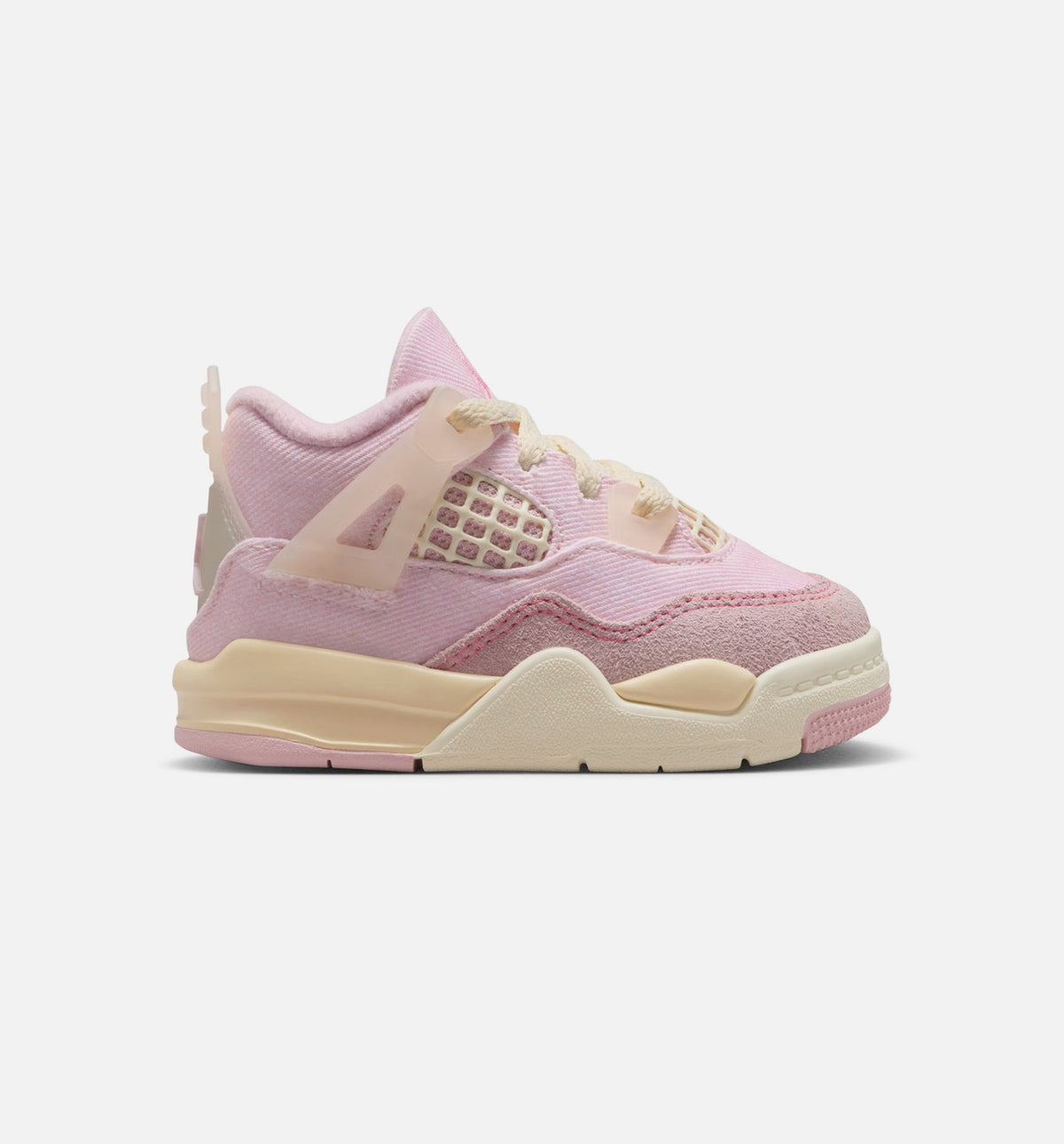 Air Jordan 4 Retro 'Pink Pearl and Iced Carmine' Infant Toddler Lifestyle Shoes | Iced Carmine / Coconut Milk / Anthracite / Muslin / Pinksicle