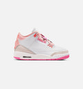 Air Jordan 3 Retro 'Spring Flowers' Grade School Lifestyle Shoes | Pearl Pink / Pink Bloom / Pink Glow / Hyper Orange
