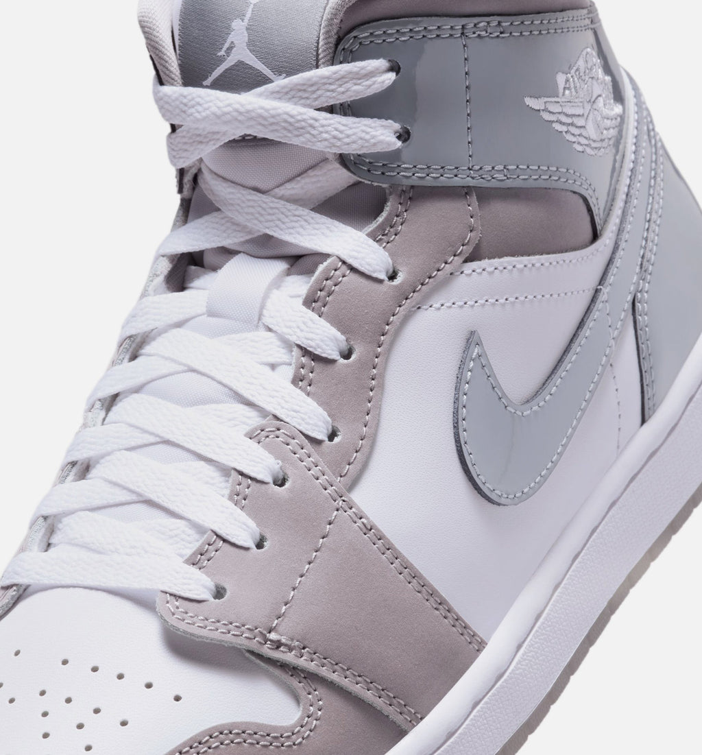 Air Jordan 1 Mid SE Cool Grey Men's Lifestyle Shoes | Cool Grey / Medium Grey