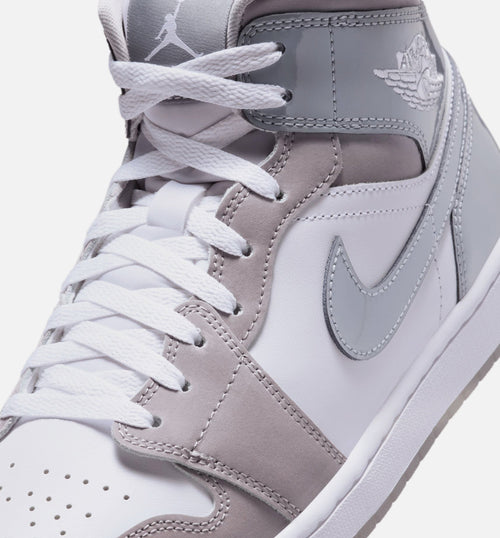 Air Jordan 1 Mid SE Cool Grey Men's Lifestyle Shoes | Cool Grey / Medium Grey