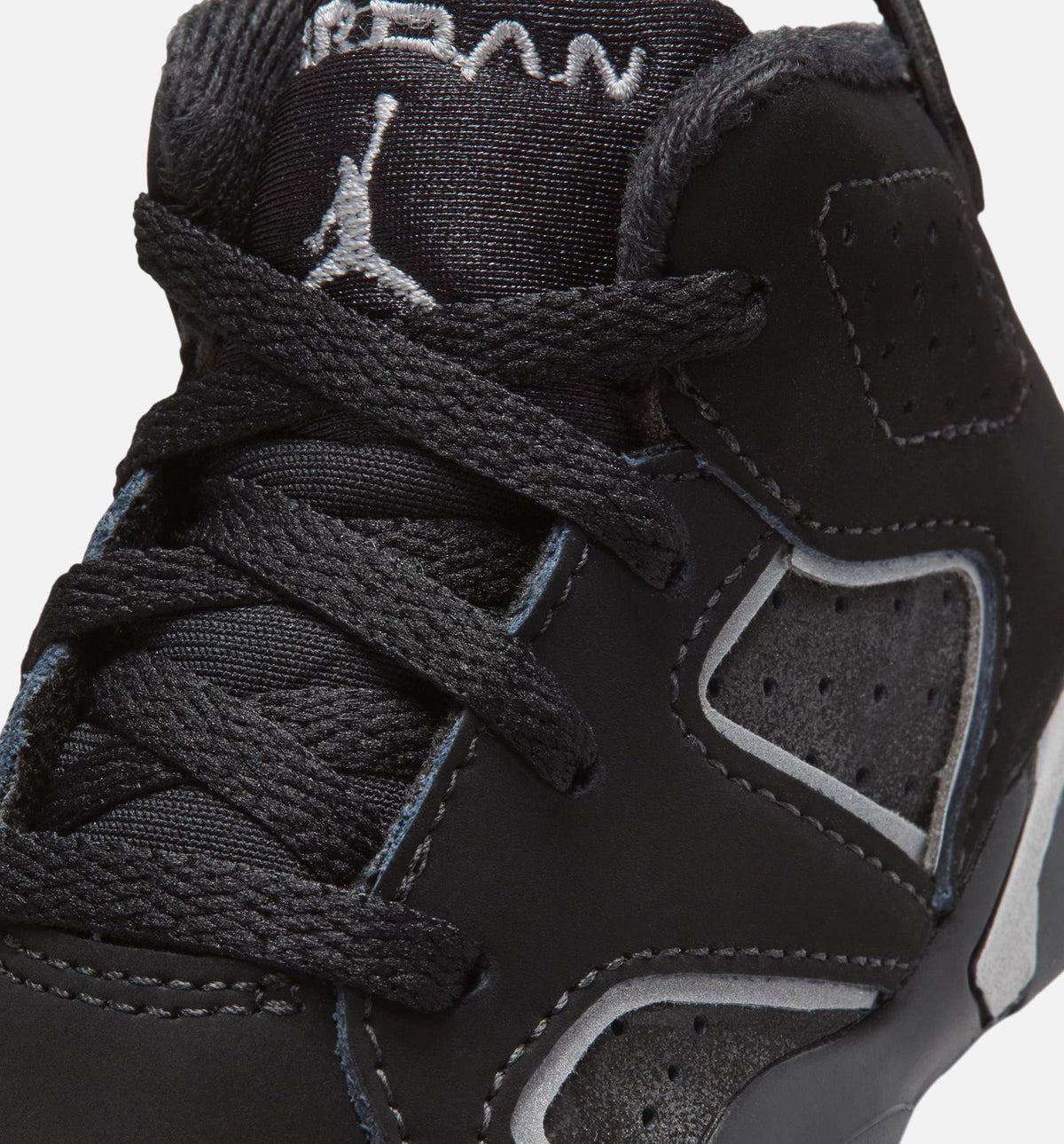 Air Jordan 6 Cap & Gown Infant Toddler Lifestyle Shoes | Black / Reflective Silver
