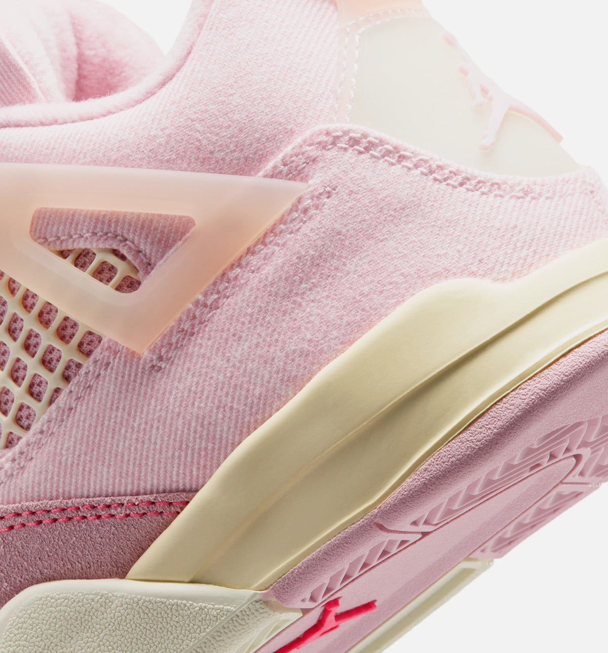 Air Jordan 4 Retro 'Pink Pearl and Iced Carmine' Preschool Lifestyle Shoes | Pearl Pink / Iced Carmine / Coconut Milk