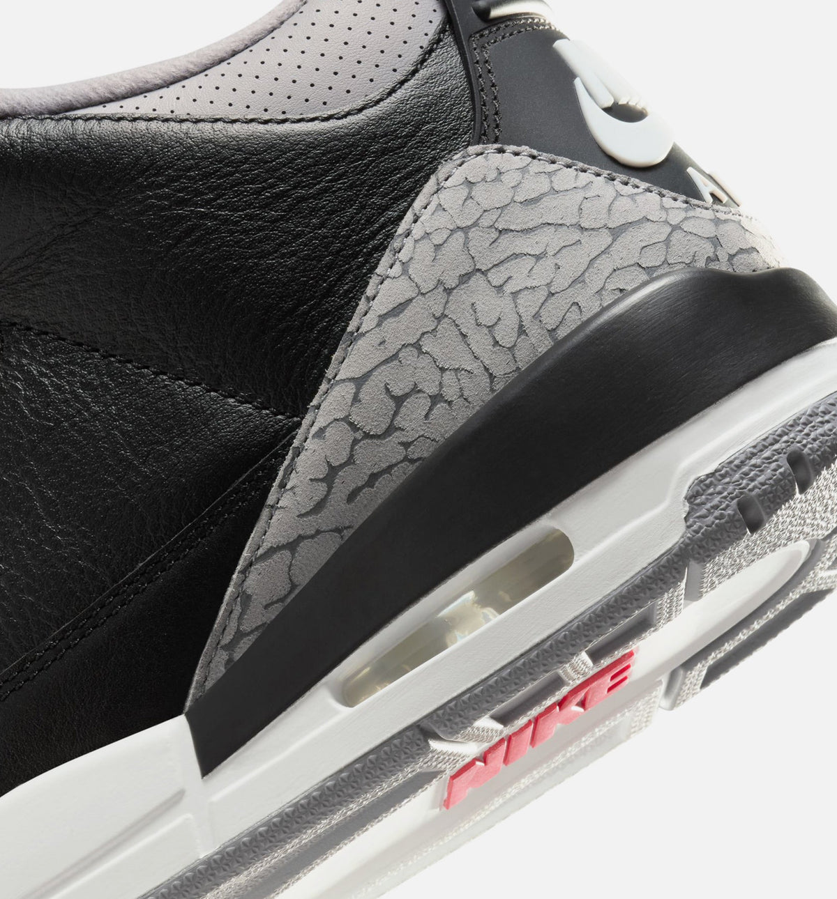 Air Jordan 3 Retro Men's Lifestyle Shoes | Black Cement