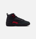 Air Jordan 12 Retro Bloodline Grade School Lifestyle Shoes | Black / Varsity Red