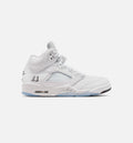 Air Jordan 5 Retro OG White Metallic Men's Lifestyle Shoes | White / Metallic Silver / Black