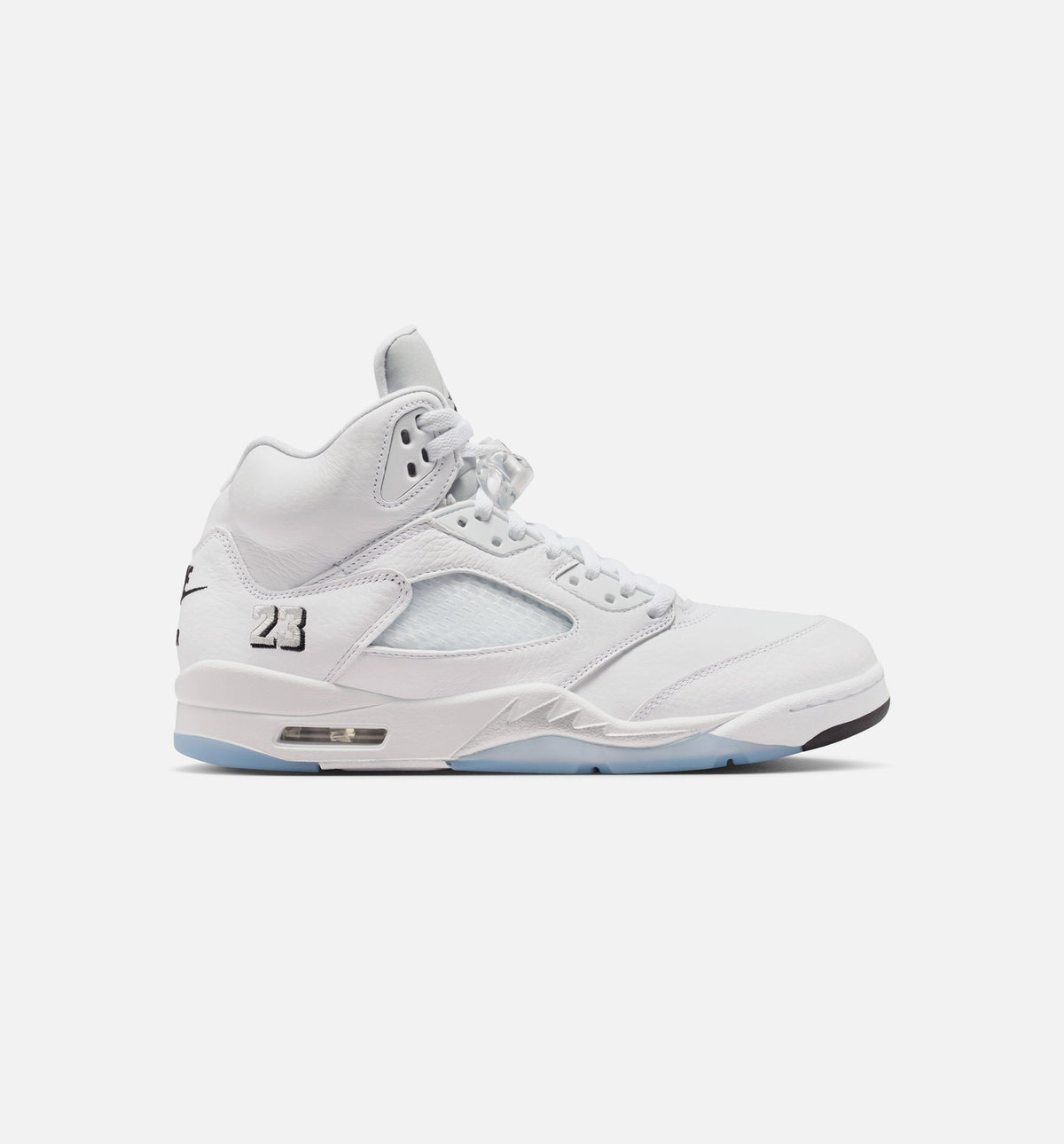 Air Jordan 5 Retro OG White Metallic Men's Lifestyle Shoes | White / Metallic Silver / Black