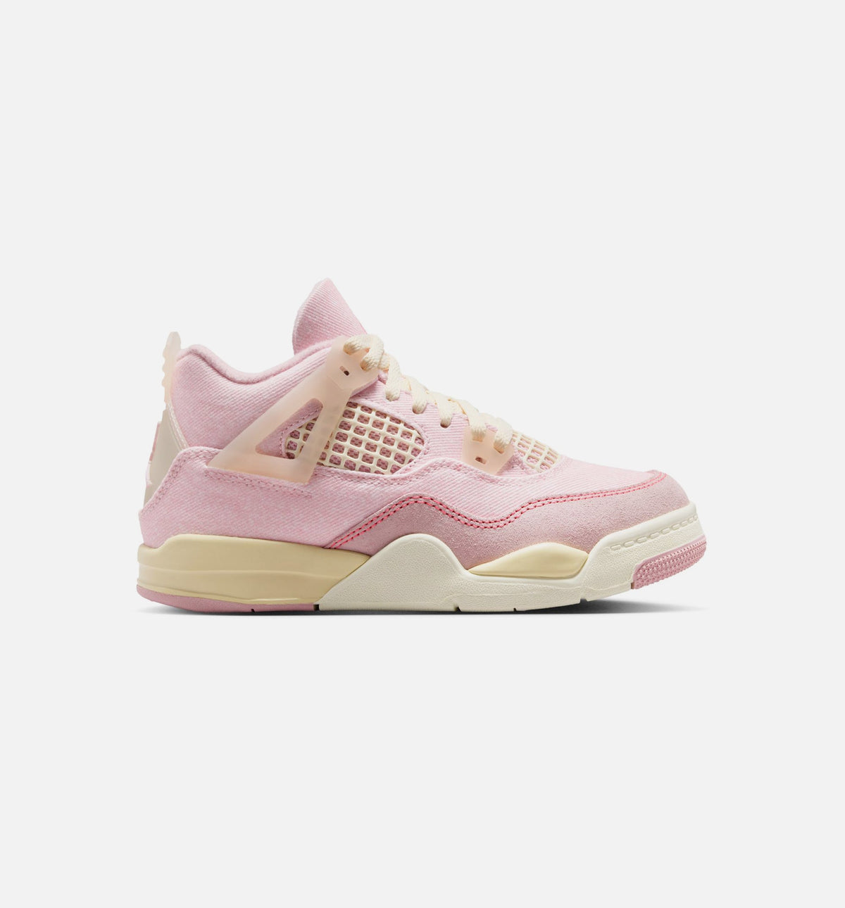 Air Jordan 4 Retro 'Pink Pearl and Iced Carmine' Preschool Lifestyle Shoes | Pearl Pink / Iced Carmine / Coconut Milk