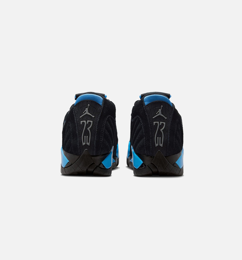 Air Jordan 14 Retro Black University Blue Grade School Lifestyle Shoes | Black / White / University Blue
