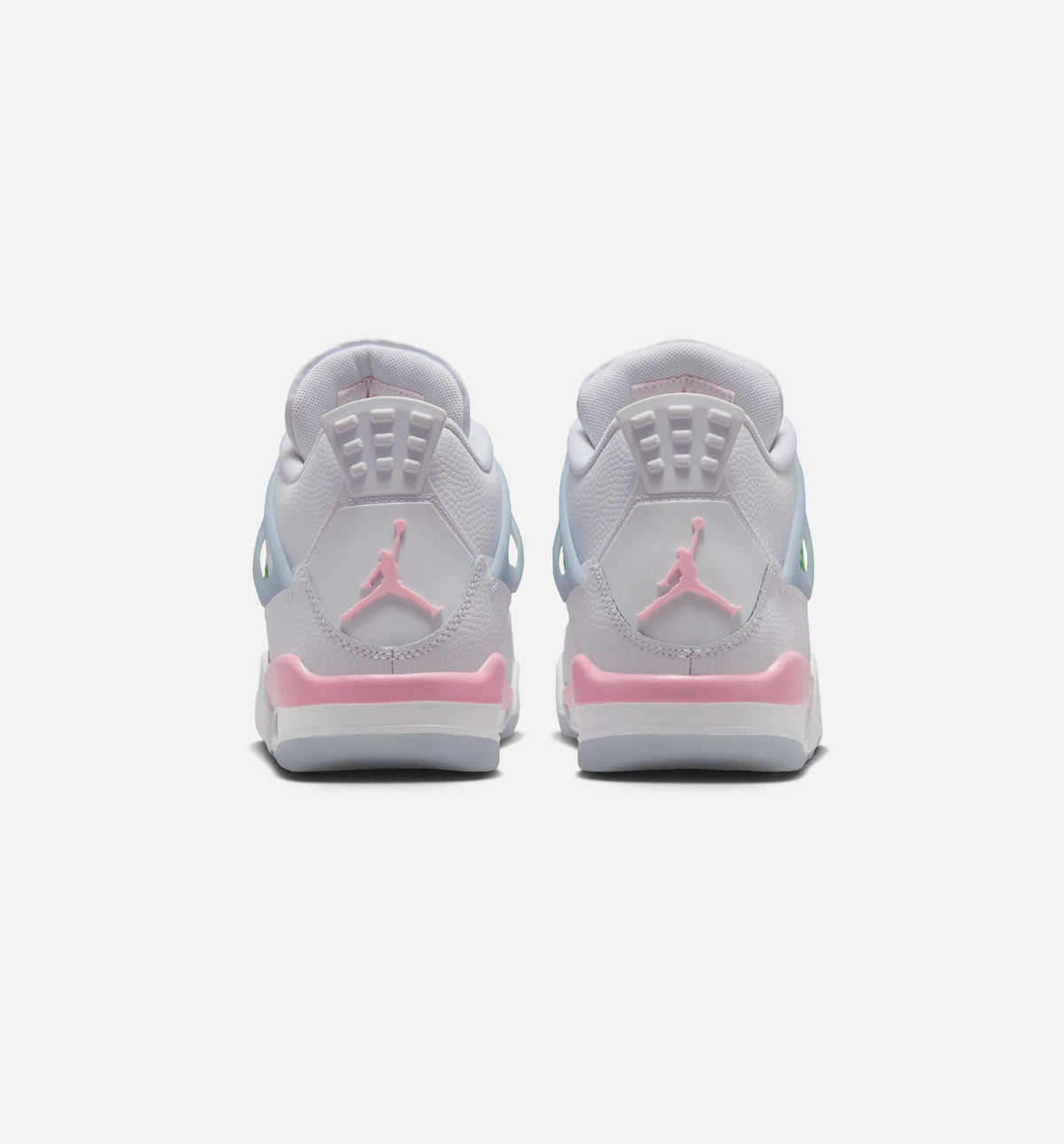 Air Jordan 4 Retro 'Medium Soft Pink' Grade School Lifestyle Shoes | White / Medium Soft Pink / Half Blue