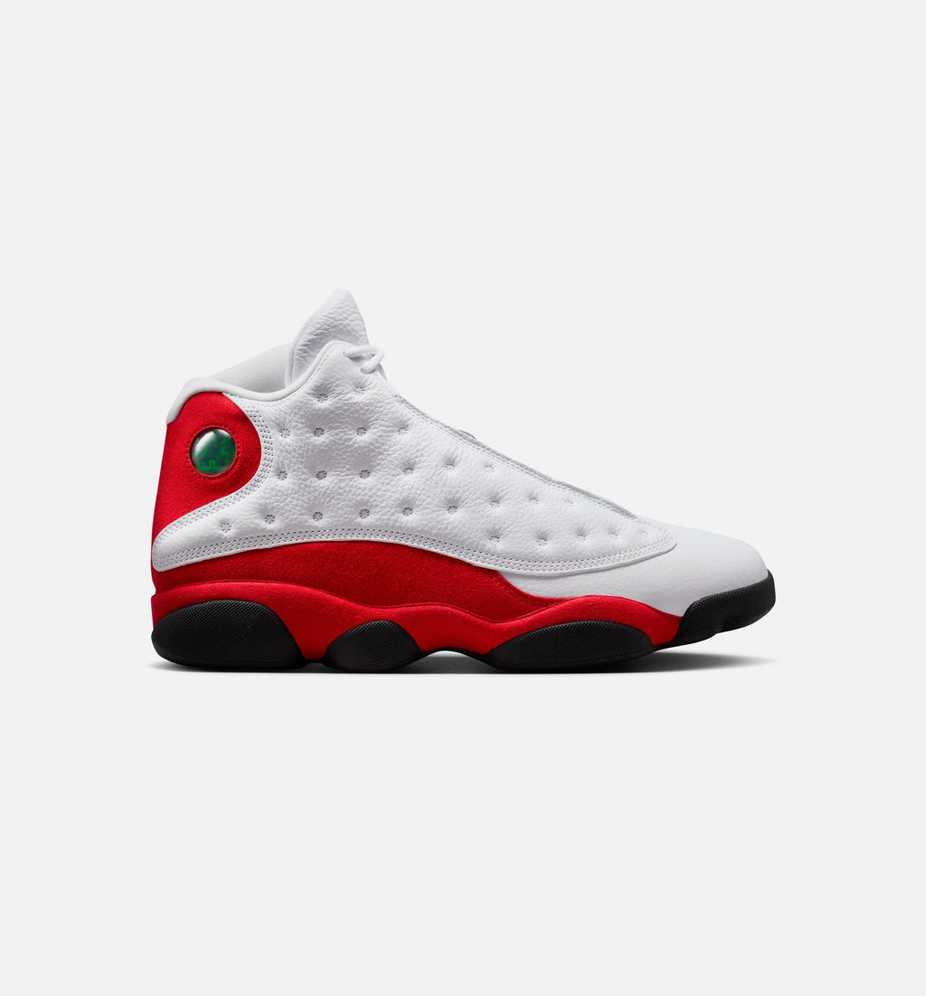 Air Jordan 13 Retro White and University Red Men's Lifestyle Shoes | White / Black / True Red