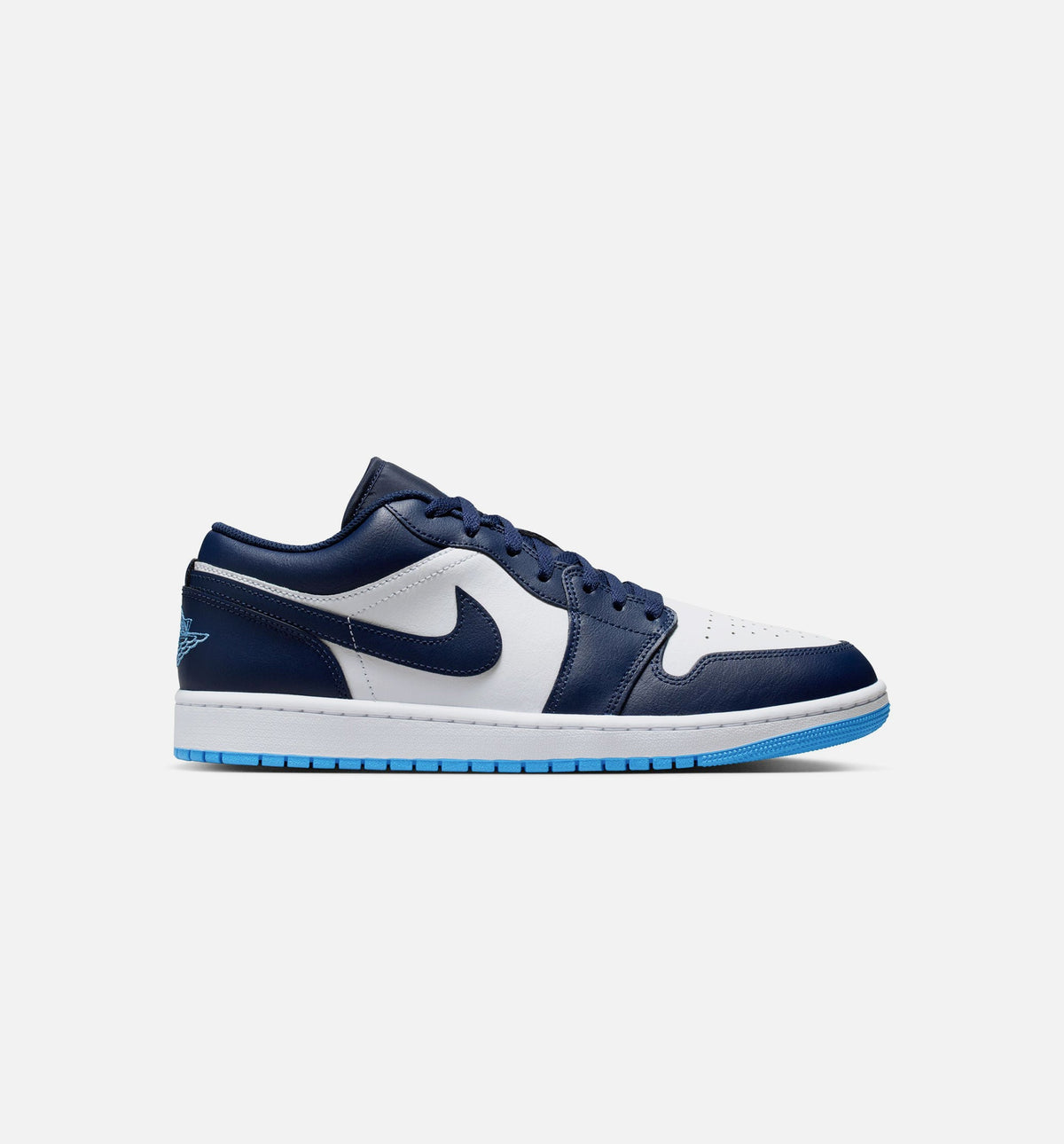 Air Jordan 1 Low Men's Lifestyle Shoes | Midnight Navy / University Blue / White