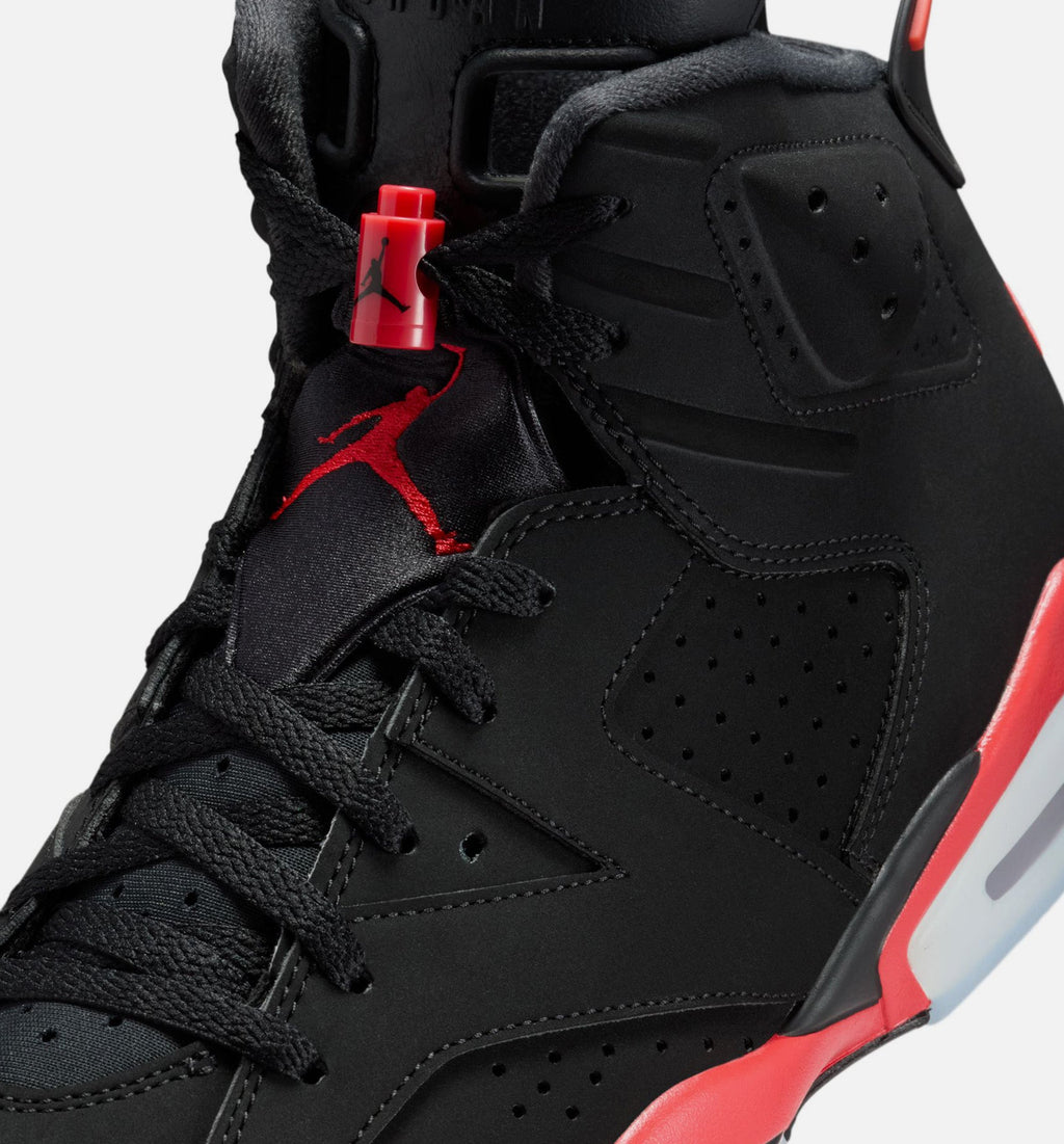 Air Jordan 6 Retro Infrared Men's Lifestyle Shoes | Black / Light Crimson