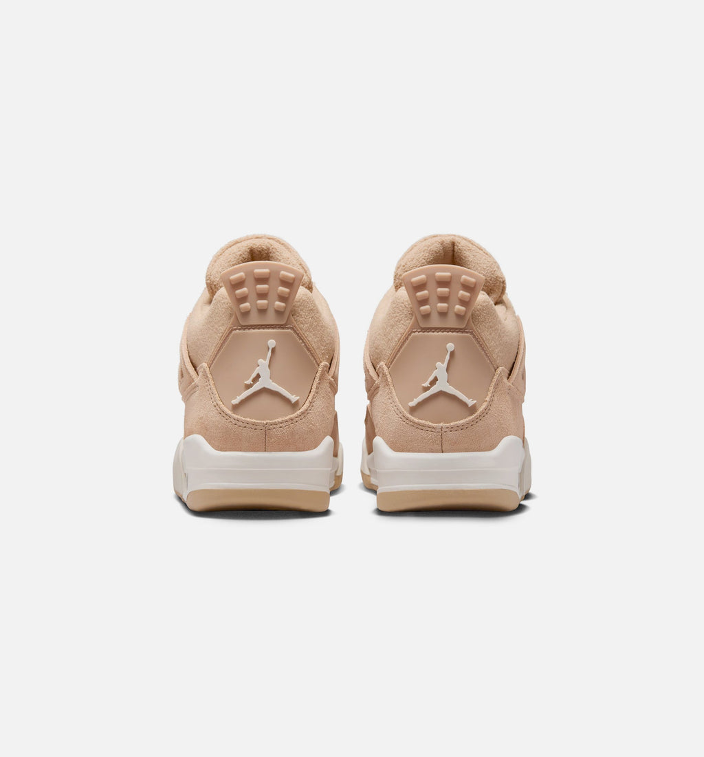 Air Jordan 4 Retro 'Cozy Girl' Women's Lifestyle Shoes | Hemp / Light Orewood Brown