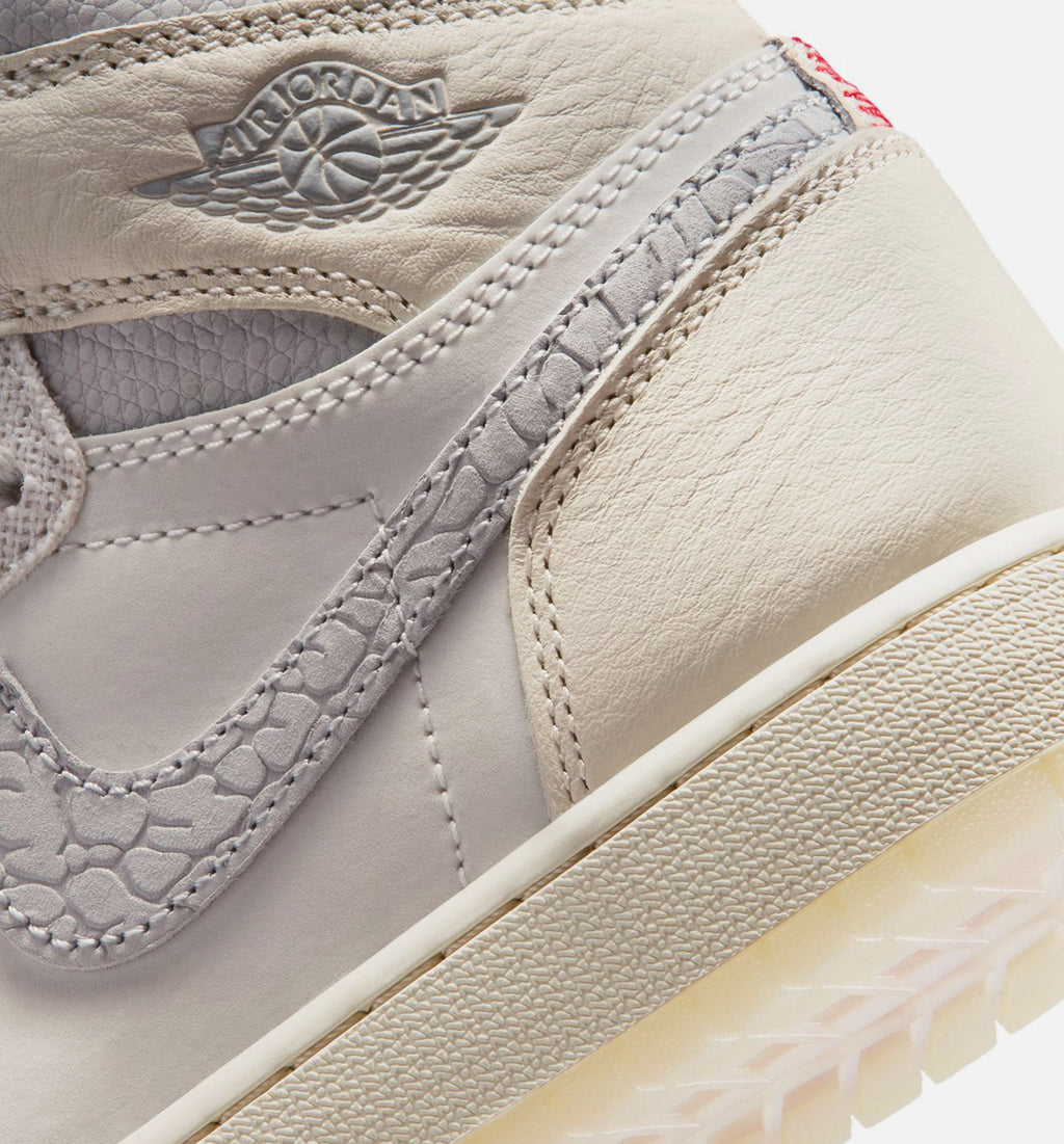 Air Jordan 1 Retro High OG Grade School Lifestyle Shoes | Sail