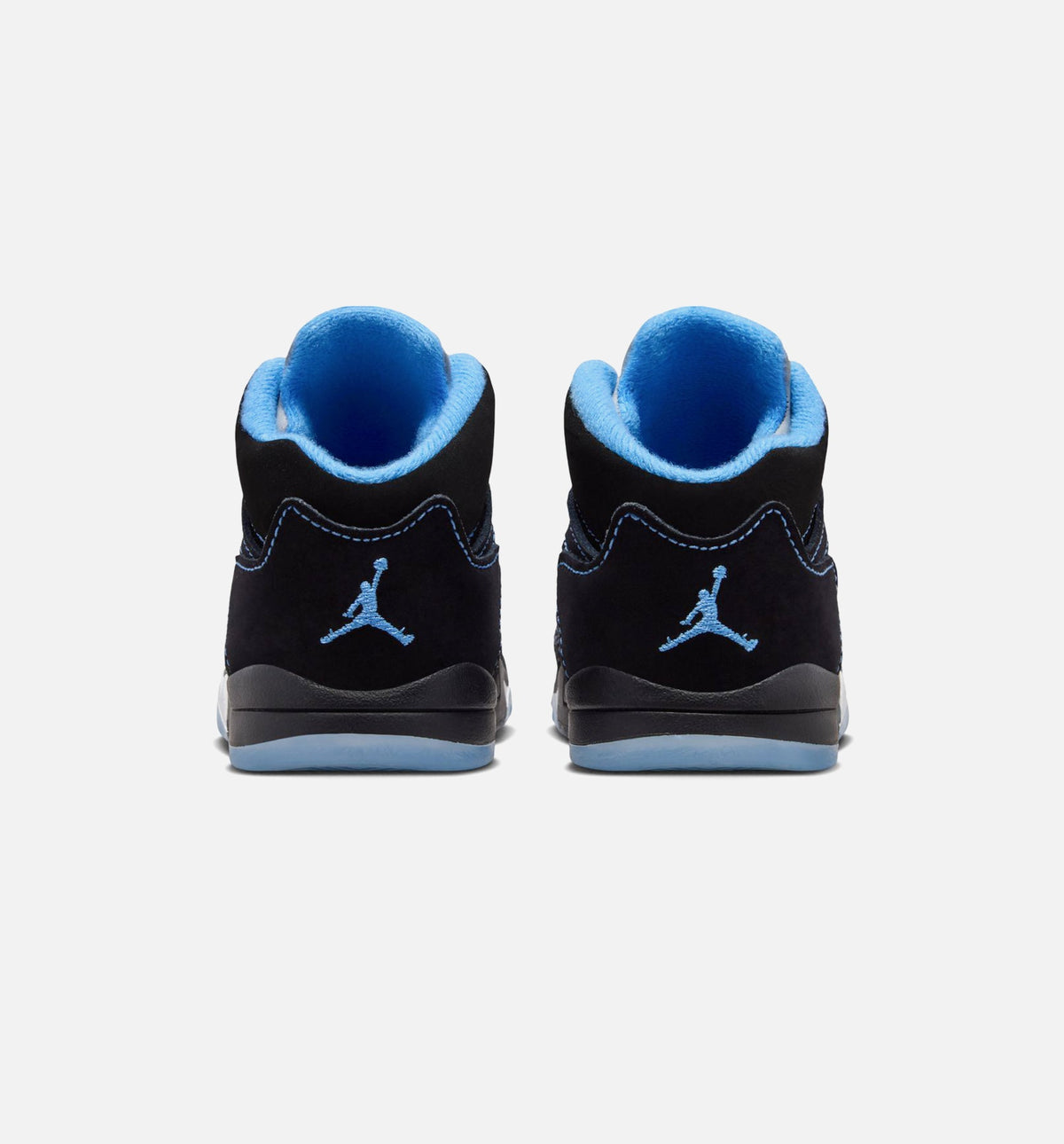 Air Jordan 5 Retro Black Carolina Infant Toddler Lifestyle Shoes | Black / University Blue / White