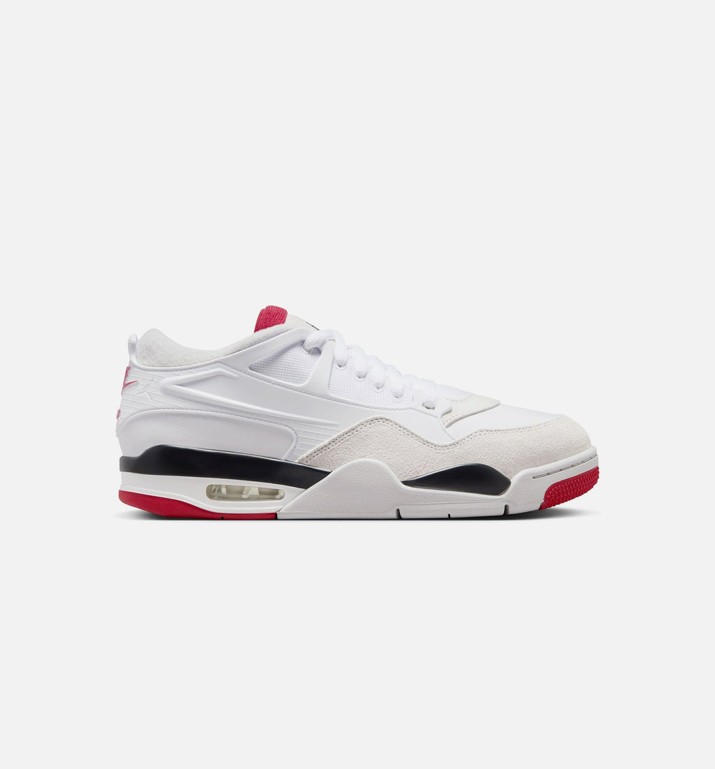 Air Jordan 4 RM Men's Lifestyle Shoes | White / Black / Neutral Grey / Varsity Red