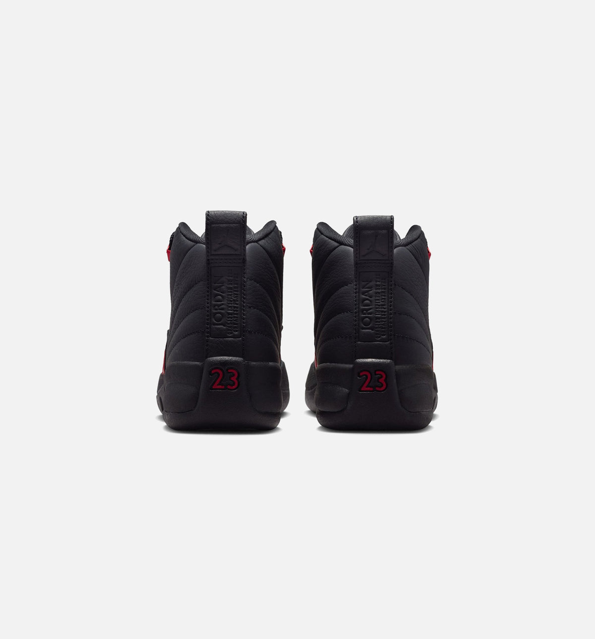 Air Jordan 12 Retro Bloodline Grade School Lifestyle Shoes | Black / Varsity Red