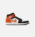 Air Jordan 1 Mid Men's Lifestyle Shoes | Starfish / White / Sail / Black