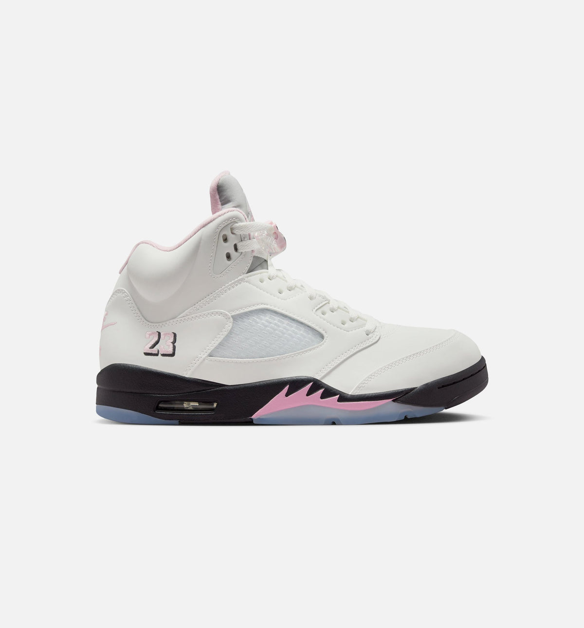 Air Jordan 5 Retro Medium Soft Pink Men's Lifestyle Shoes | White / Medium Soft Pink / Black