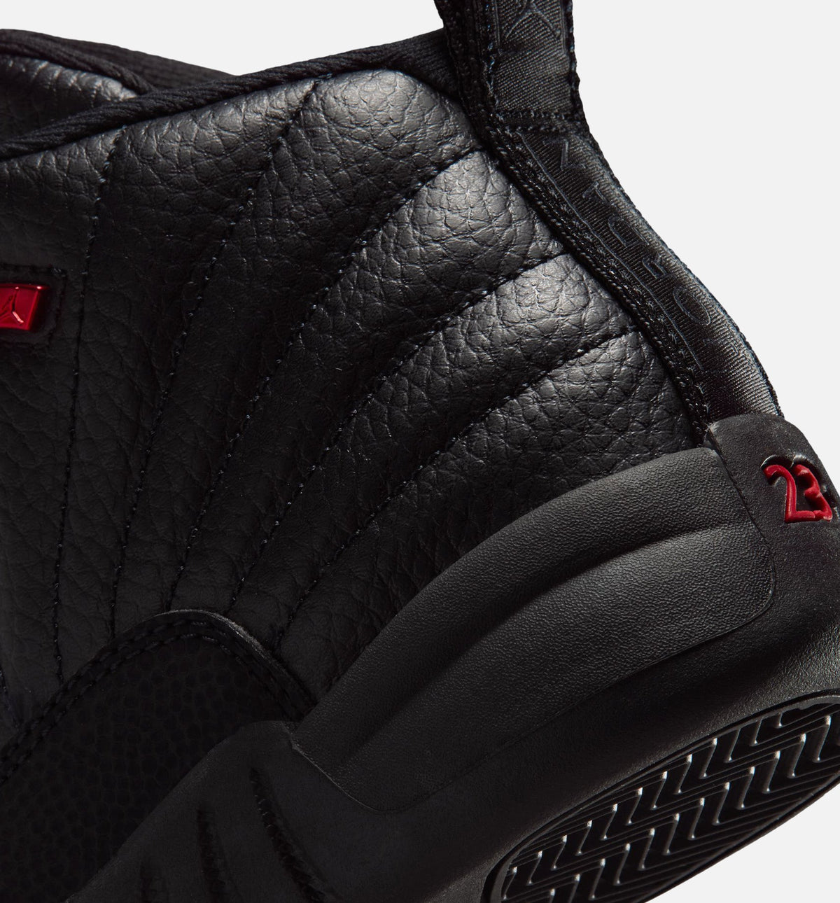 Air Jordan 12 Retro Bloodline Preschool Lifestyle Shoes | Black / Varsity Red