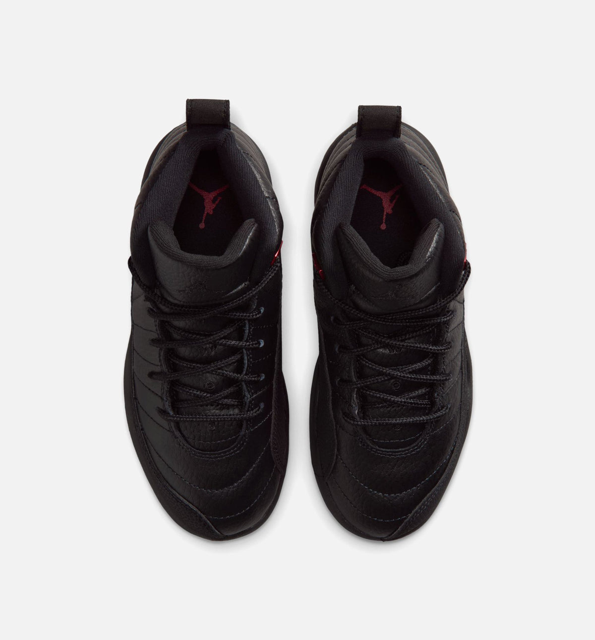 Air Jordan 12 Retro Bloodline Preschool Lifestyle Shoes | Black / Varsity Red