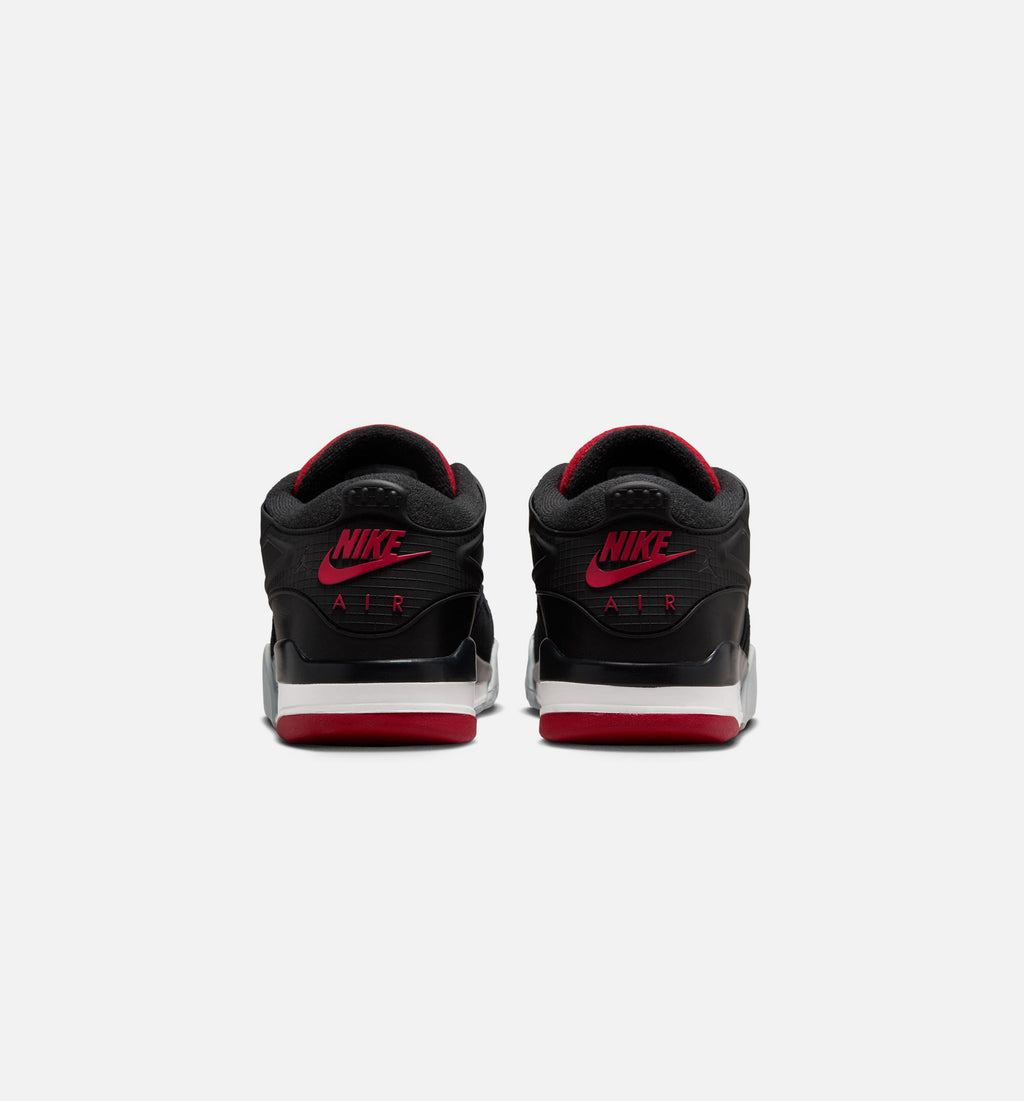 Air Jordan 4 RM Men's Lifestyle Shoes | Black / Wolf Grey / White / Varsity Red