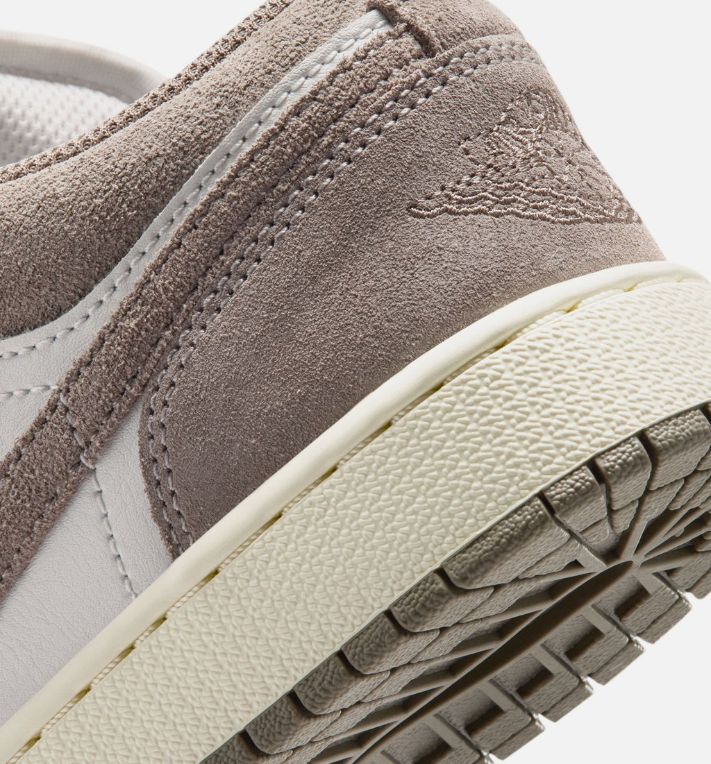 Air Jordan 1 Low Grade School Lifestyle Shoes | Olive Grey / Enigma Stone / Summit White