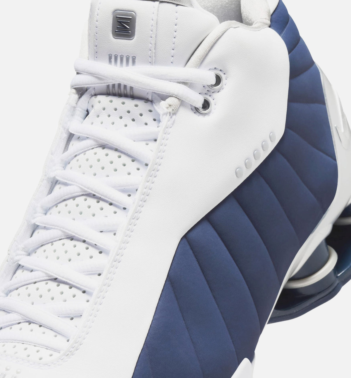 Shox BB4 Olympic Men's Lifestyle Shoes | White / Midnight Navy / Metallic Silver