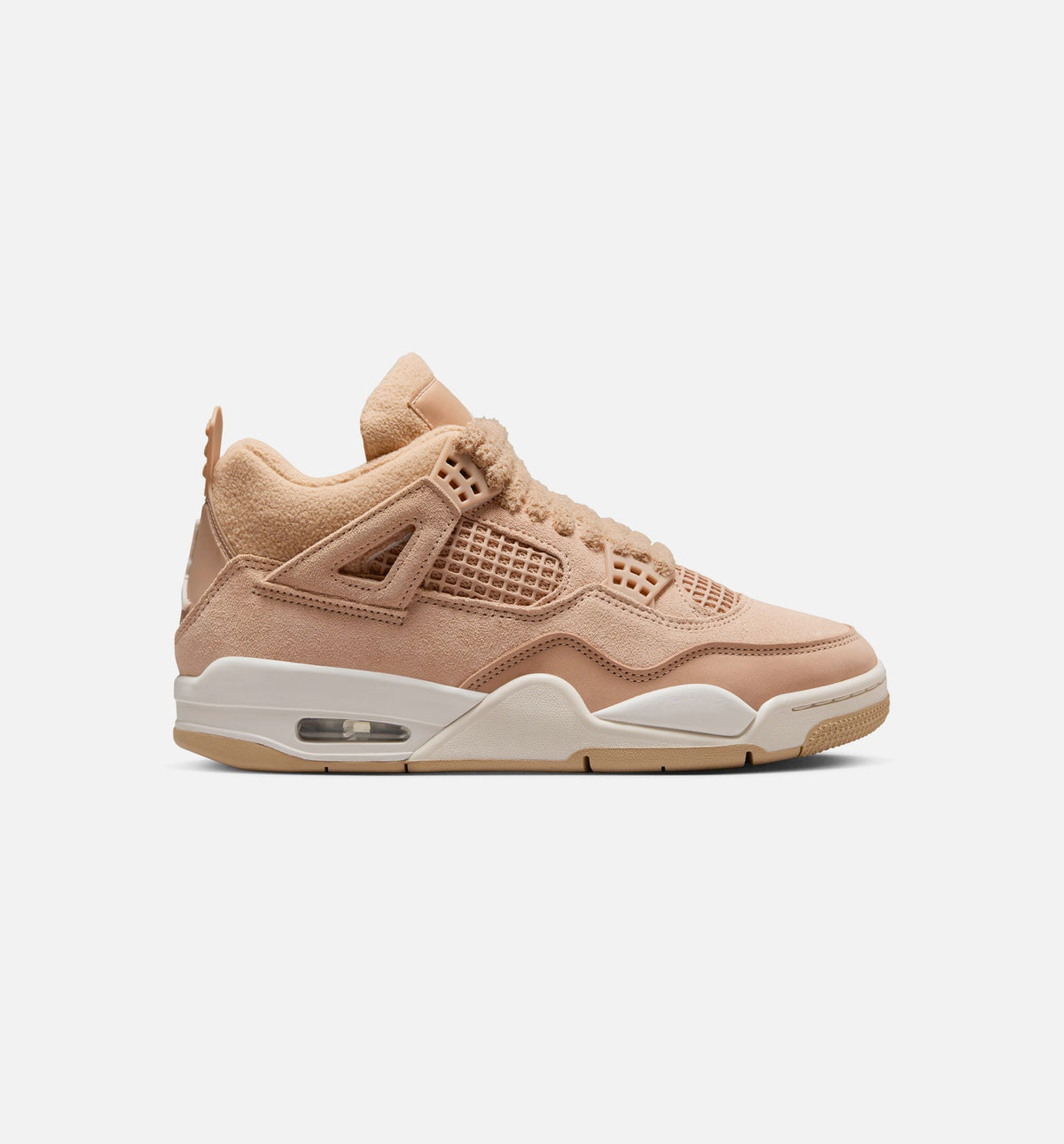 Air Jordan 4 Retro 'Cozy Girl' Women's Lifestyle Shoes | Hemp / Light Orewood Brown