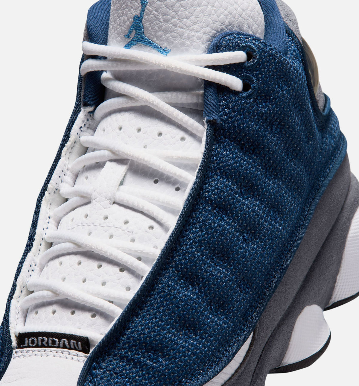 Air Jordan 13 Retro Navy and Flint Grey Grade School Lifestyle Shoes | Navy / University Blue / Flint Grey / White
