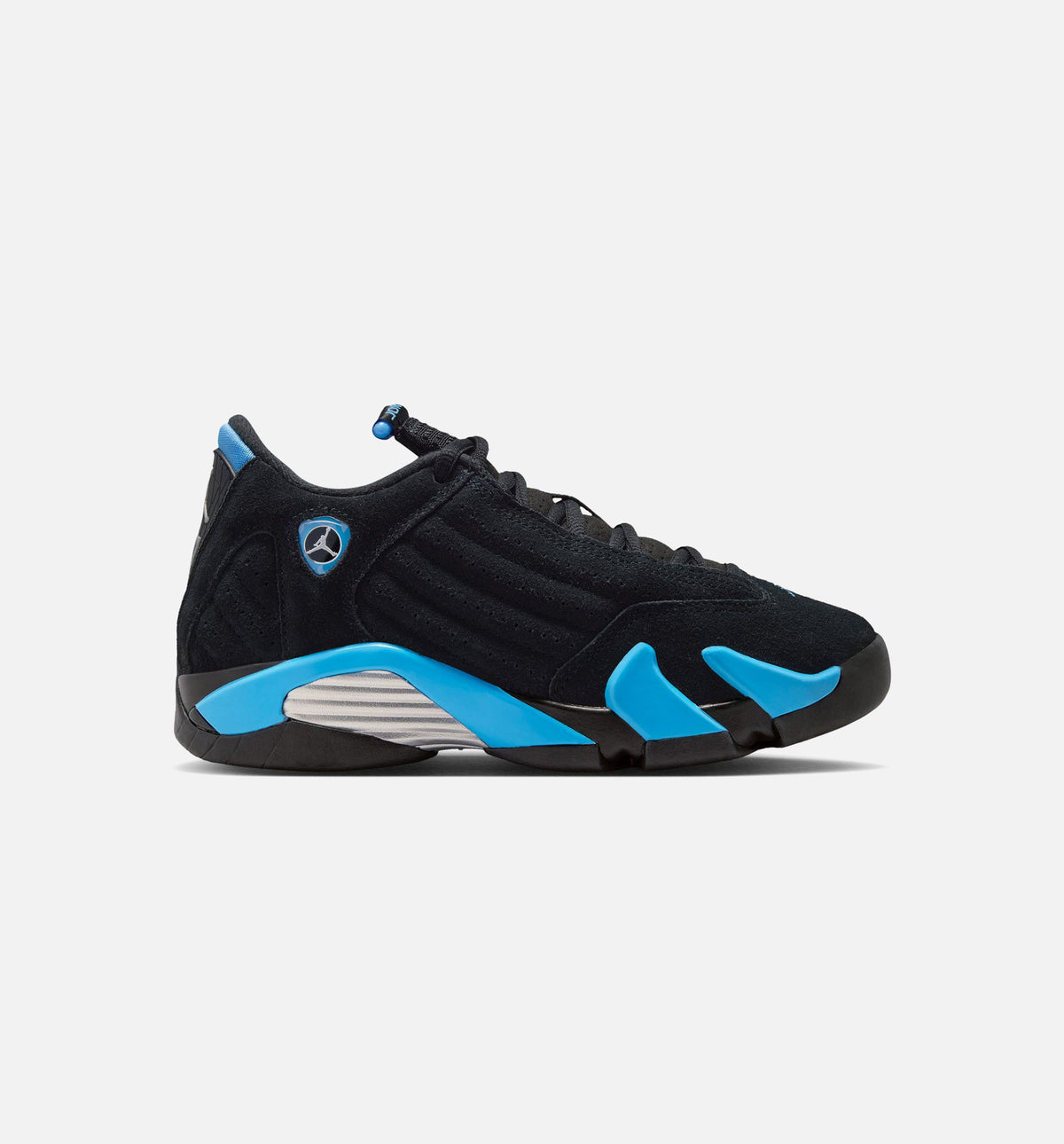 Air Jordan 14 Retro Black University Blue Grade School Lifestyle Shoes | Black / White / University Blue