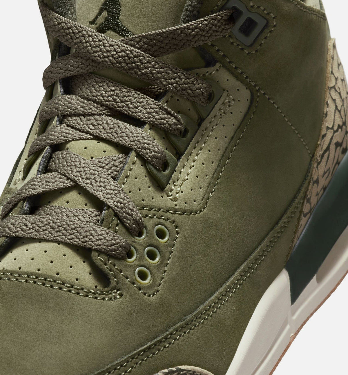 Air Jordan 3 Retro Grade School Lifestyle Shoes | Medium Olive