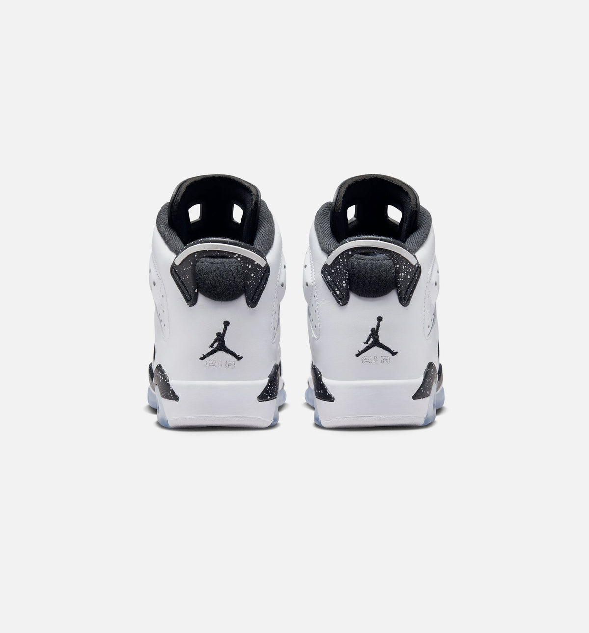 Air Jordan 6 Retro Black and White Grade School Lifestyle Shoes | Black / White