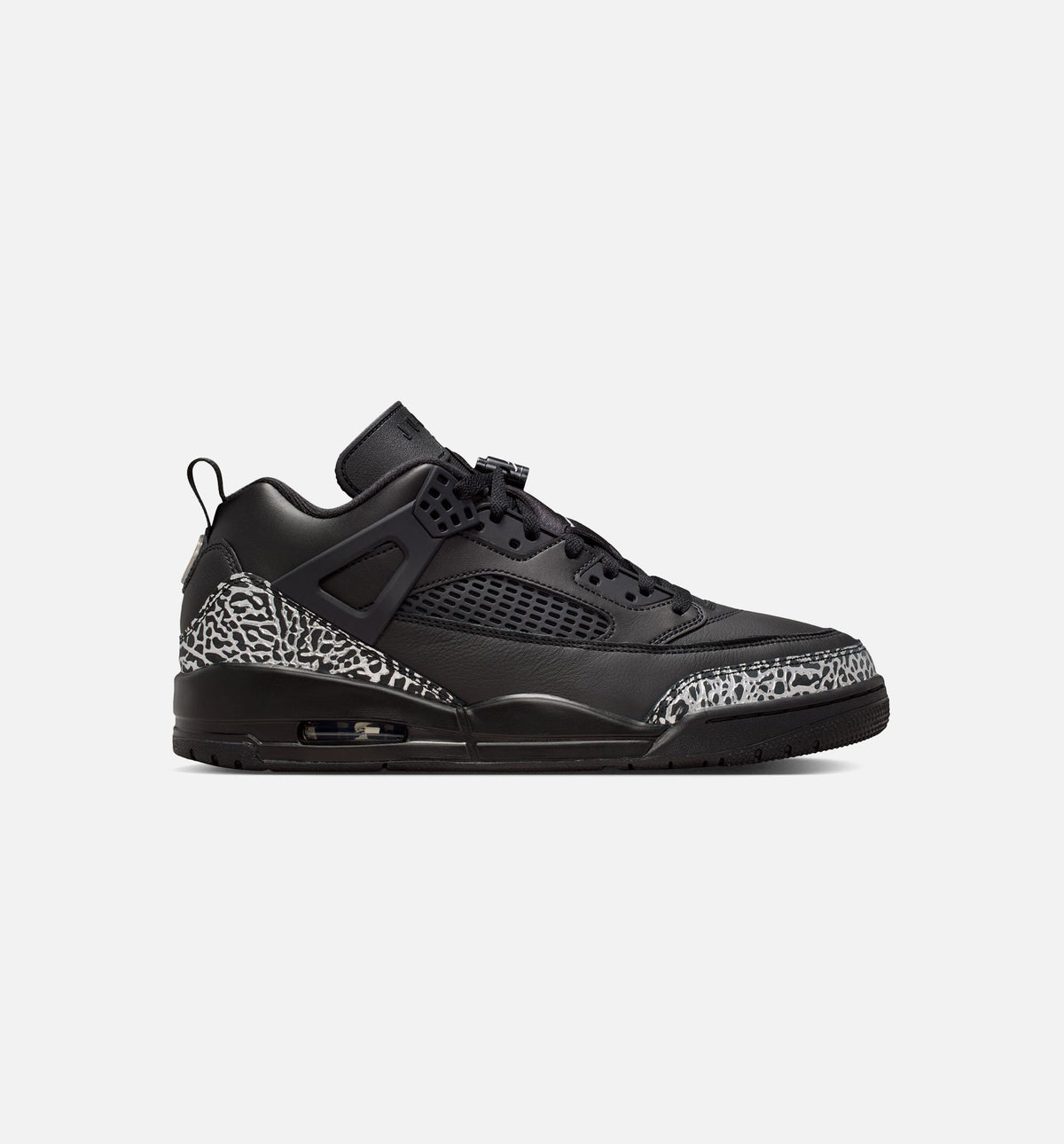 Spizike Low Men's Basketball Shoes | Black / Metallic Silver