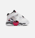 Air Jordan 8 Retro White and True Red Infant Toddler Lifestyle Shoes | White / Black / True Red