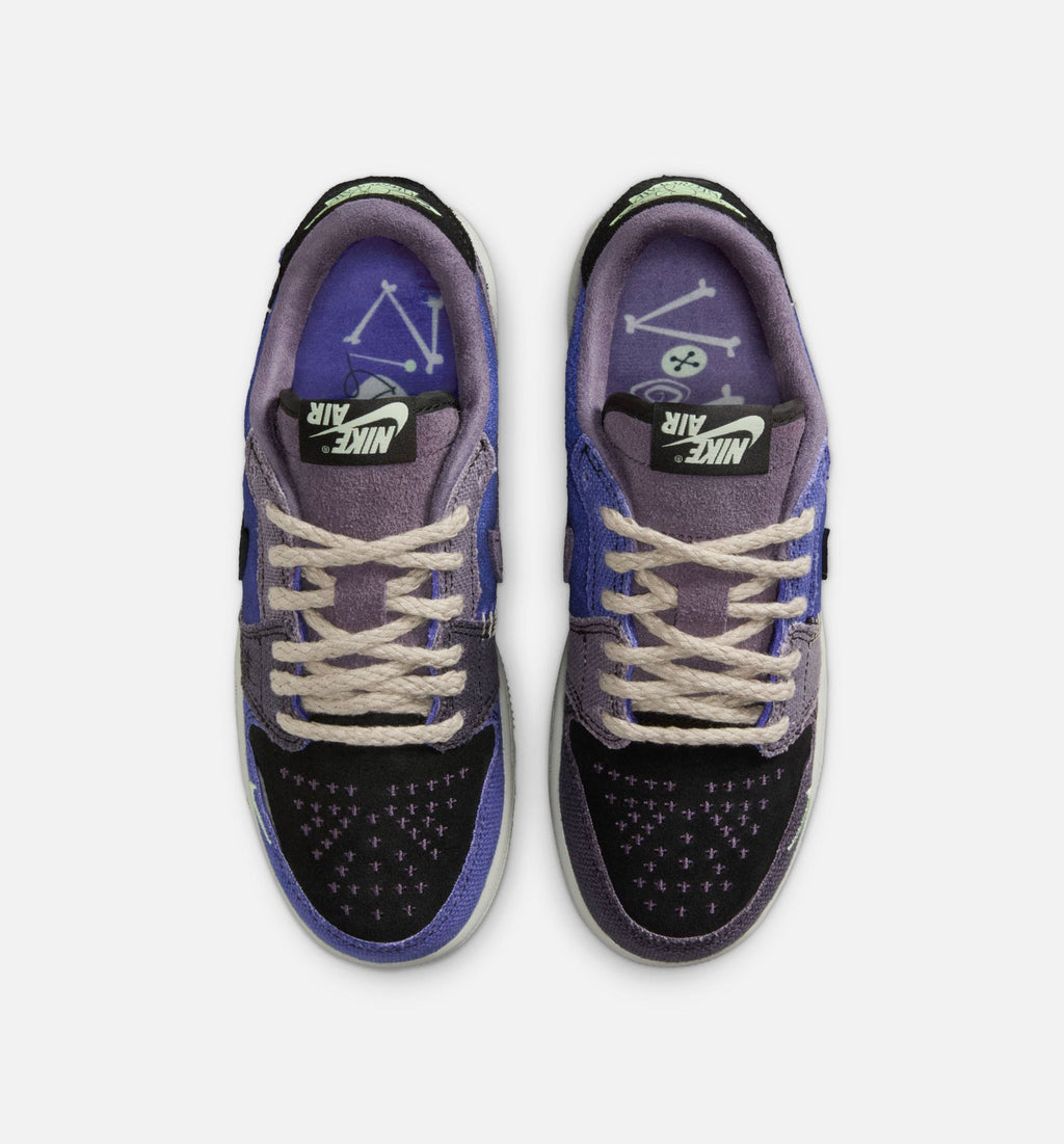 Air Jordan 1 Low OG Regency Purple Grade School Shoes | Regency Purple / Vapor Green / Black / Dark Raisin / Daybreak / Light Silver