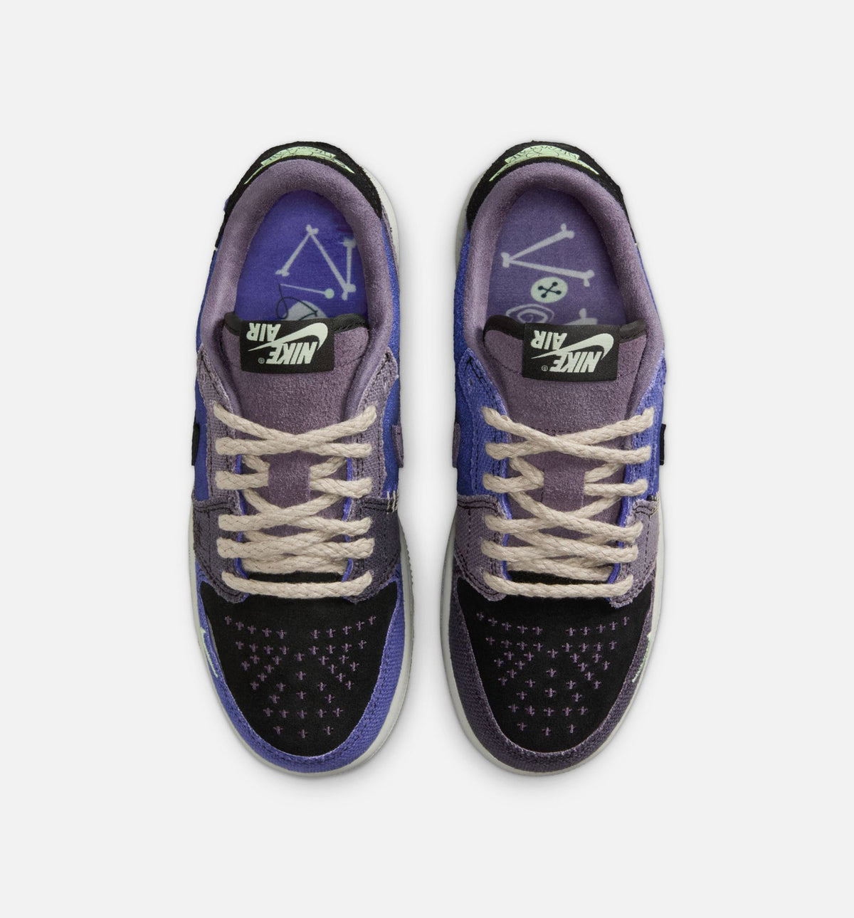 Air Jordan 1 Low OG Regency Purple Grade School Shoes | Regency Purple / Vapor Green / Black / Dark Raisin / Daybreak / Light Silver