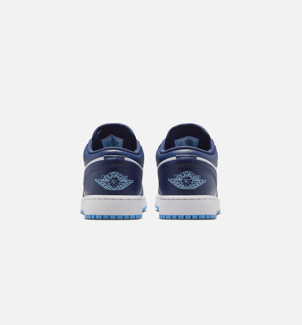 Air Jordan 1 Low Grade School Lifestyle Shoes | Midnight Navy / University Blue / White