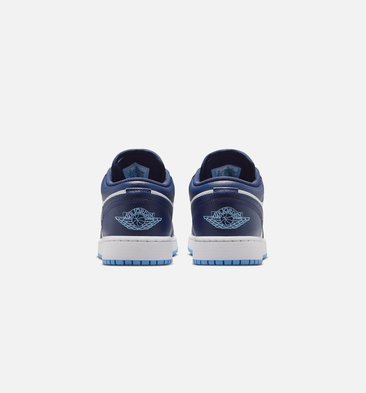 Air Jordan 1 Low Grade School Lifestyle Shoes | Midnight Navy / University Blue / White