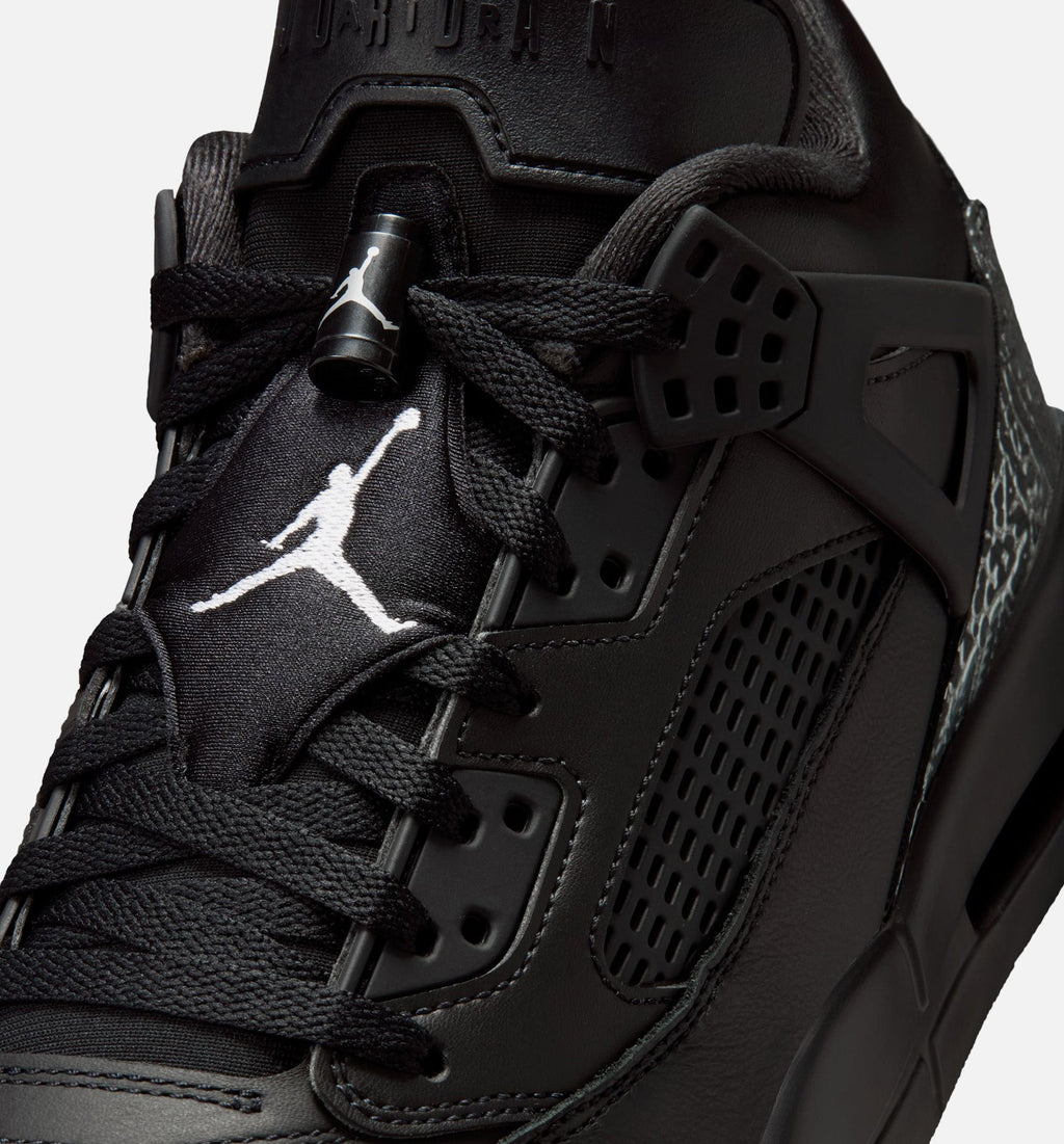 Spizike Low Men's Basketball Shoes | Black / Metallic Silver