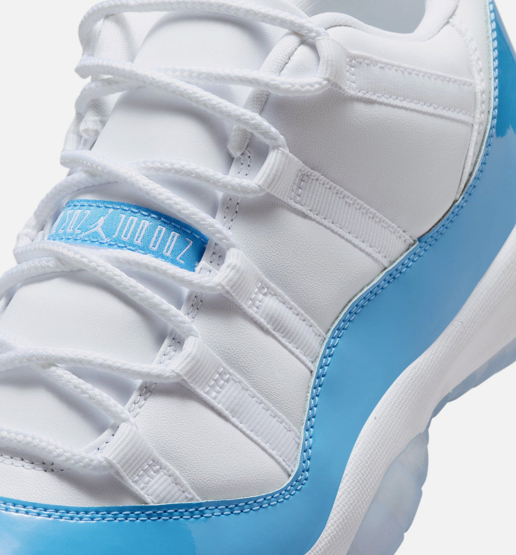 Air Jordan 11 Retro Low University Blue Men's Lifestyle Shoes | White / University Blue / Black