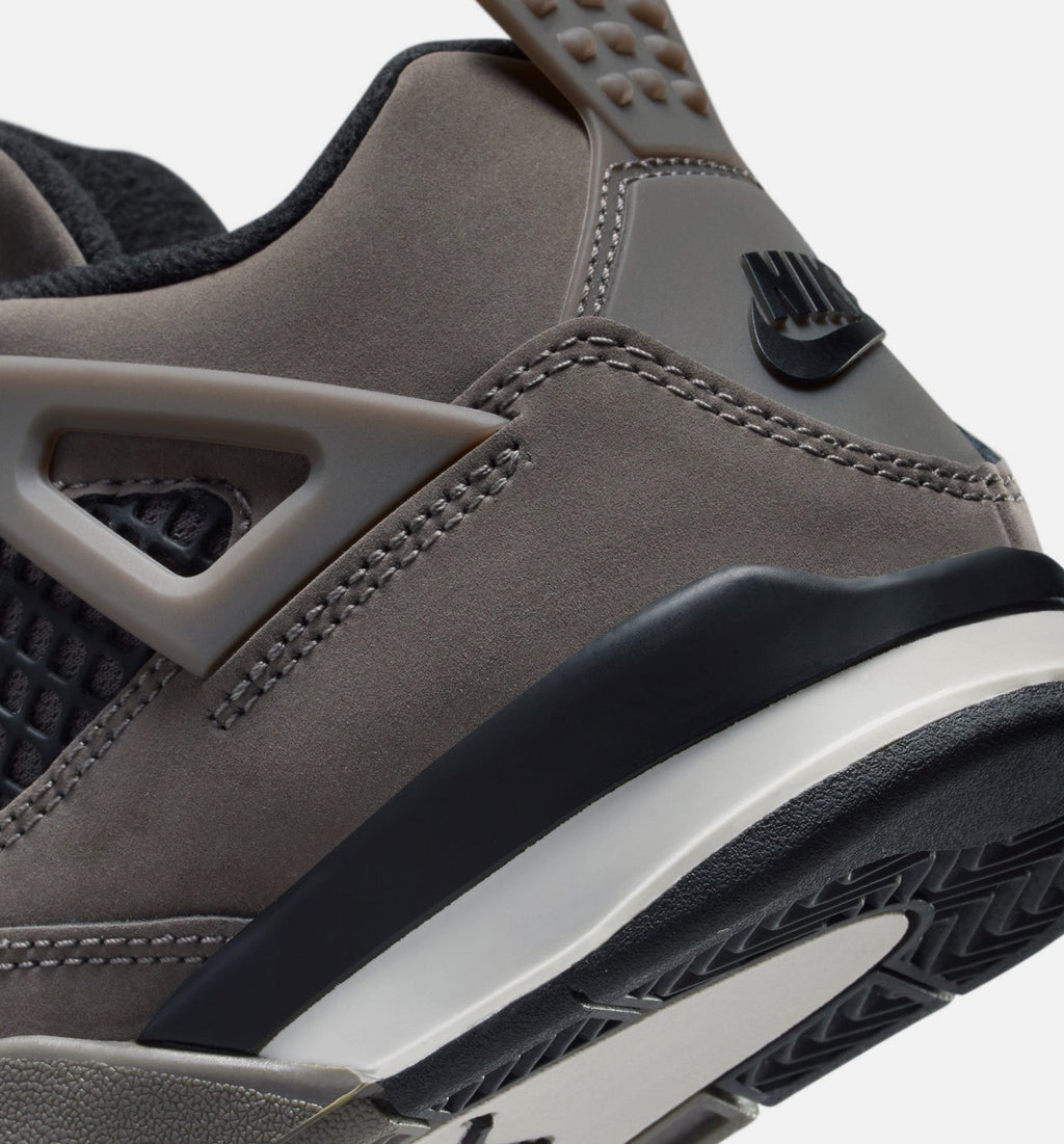 Air Jordan 4 Retro Preschool Lifestyle Shoes | Cave Stone / Black / Moon Particle
