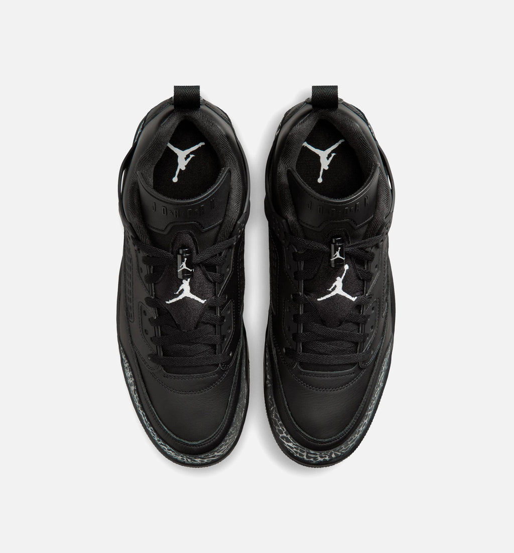 Spizike Low Men's Basketball Shoes | Black / Metallic Silver