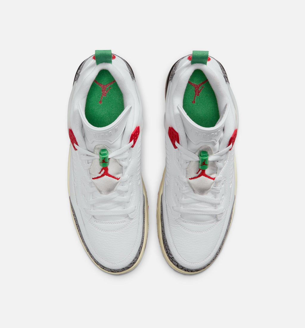 Spizike Low Men's Lifestyle Shoes | White / Black / Sail / Varsity Red