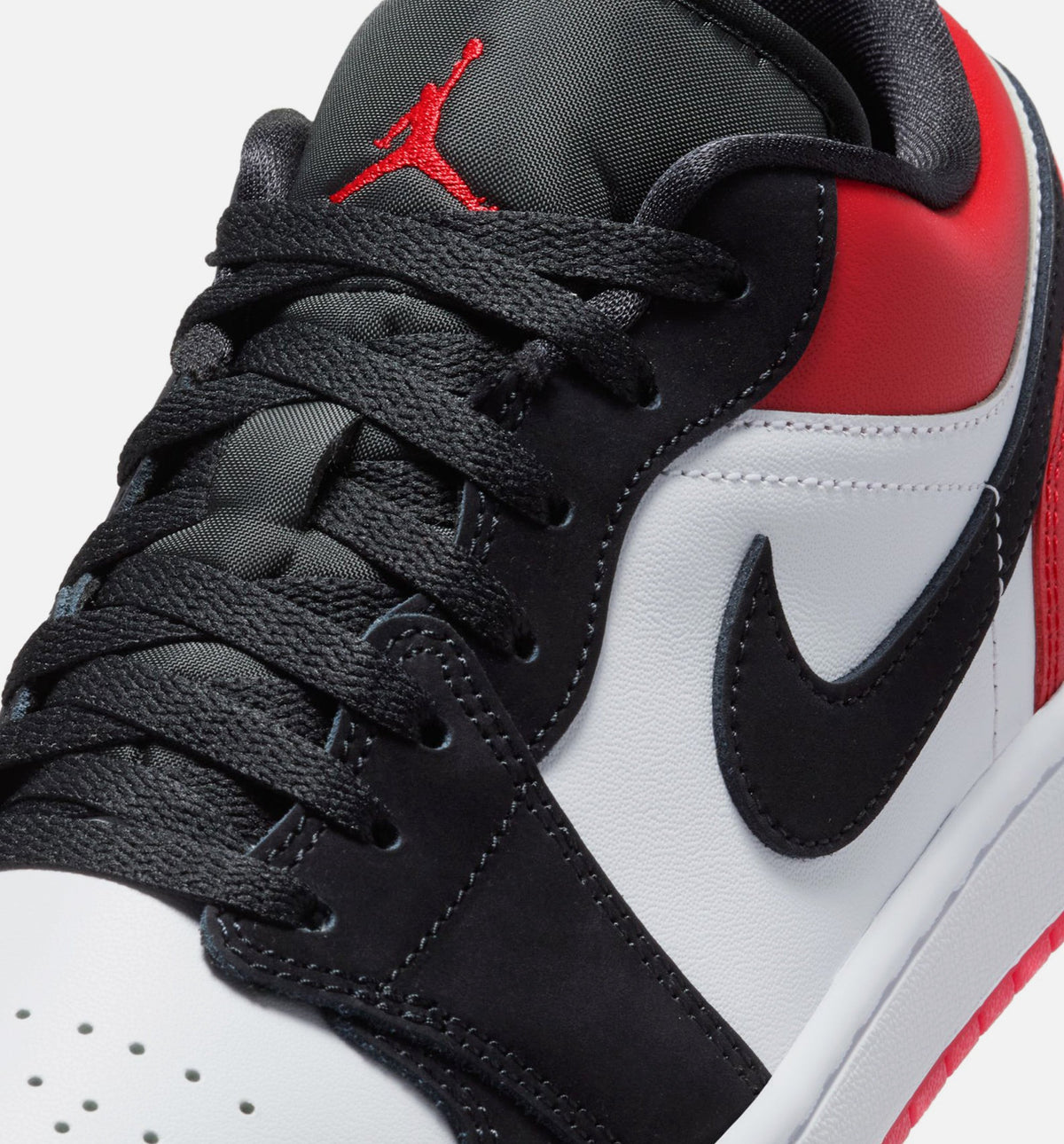 Air Jordan 1 Low SE Men's Shoes | White / Varsity Red / Black