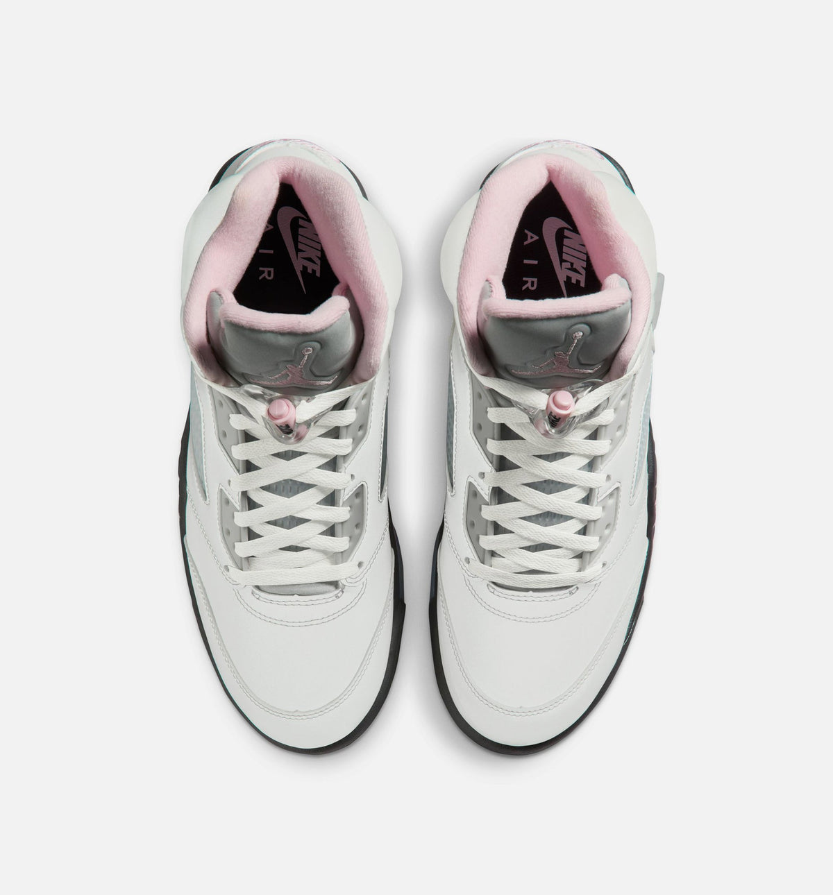 Air Jordan 5 Retro Medium Soft Pink Men's Lifestyle Shoes | White / Medium Soft Pink / Black