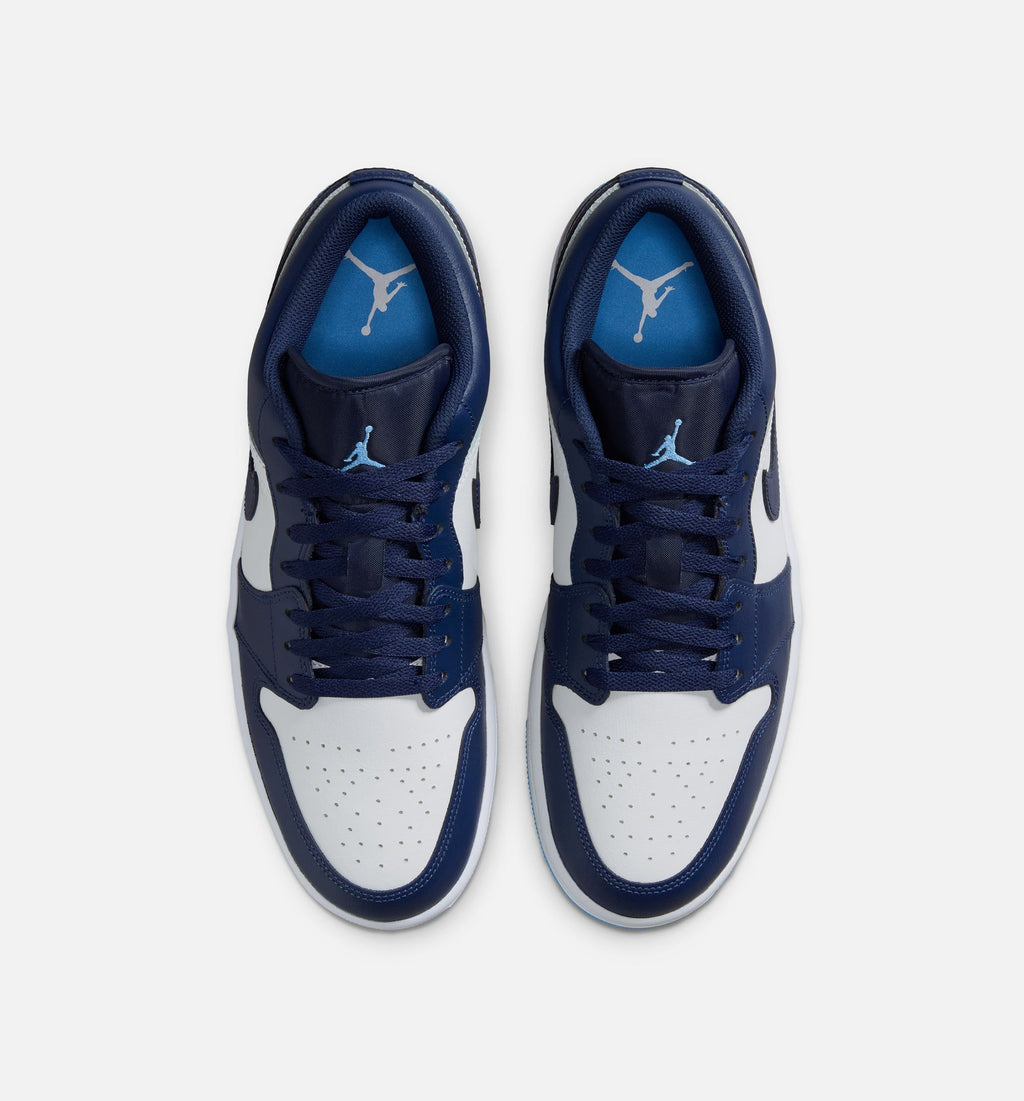 Air Jordan 1 Low Men's Lifestyle Shoes | Midnight Navy / University Blue / White