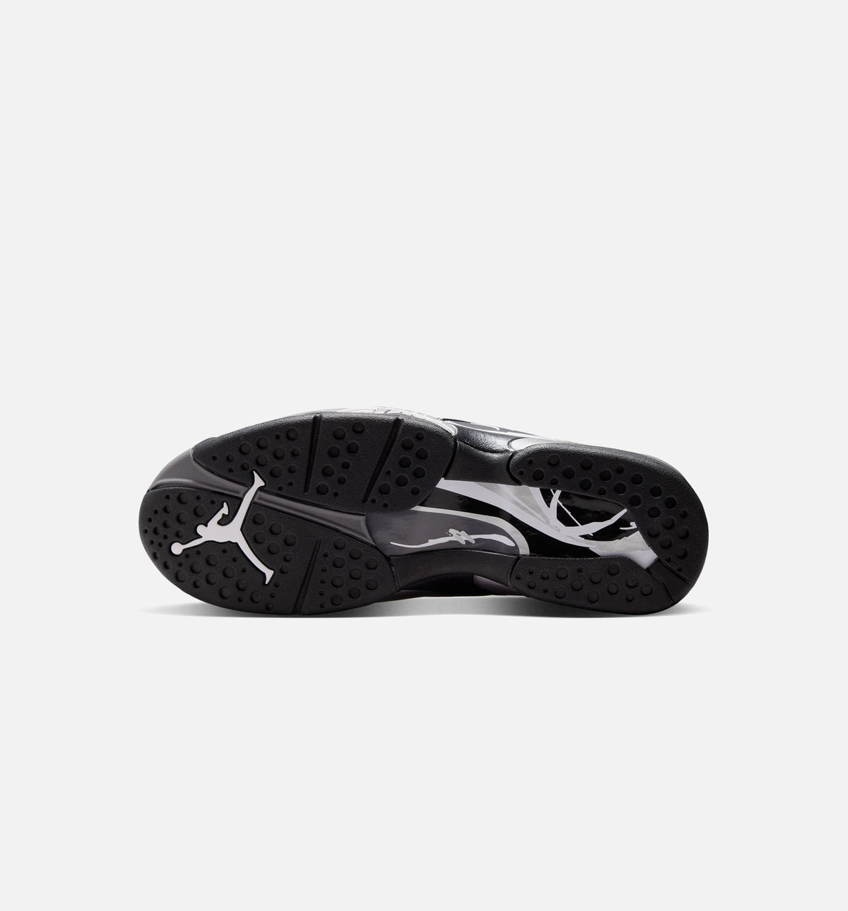 Air Jordan 8 Retro Chrome Men's Lifestyle Shoes | Black / White / Light Graphite